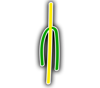 graffiti style sticker IR